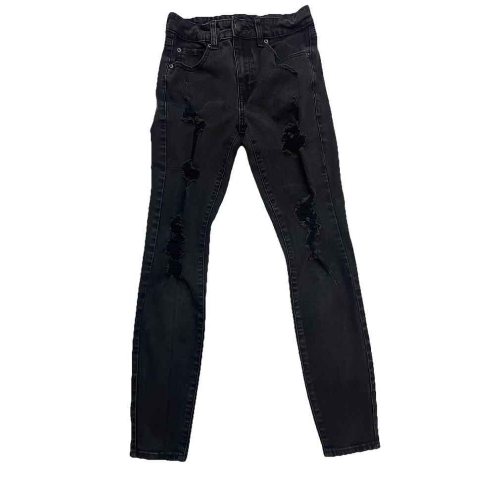 Aeropostale High Rise Jegging Jeans 6 Regular Black Denim Pants Women‎ Clothing